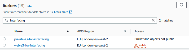 두 S3 버킷 구조